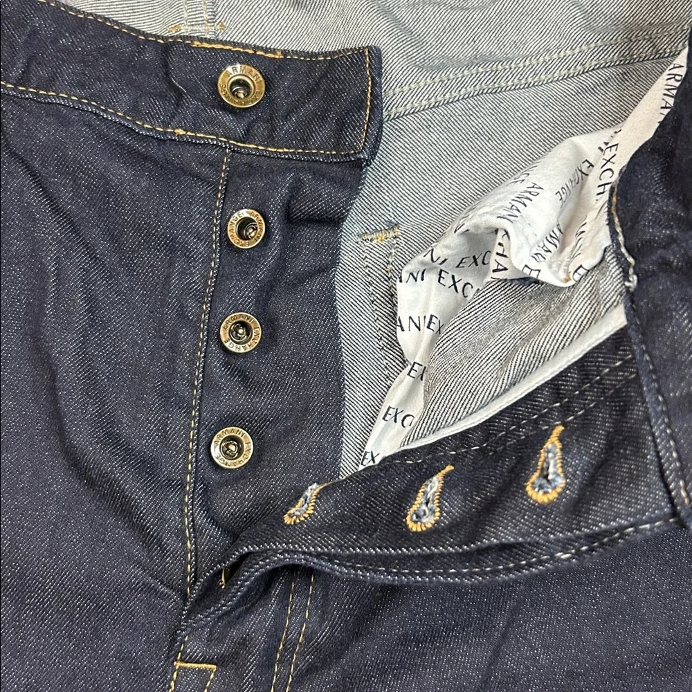 Armani Exchange Loose Tapered Jeans NWT - Picture 7 of 8